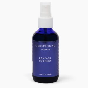 A bottle of serum young 's revivoil for body